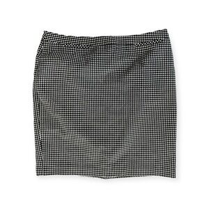 Halogen skirt black white straight plus size 14 Large